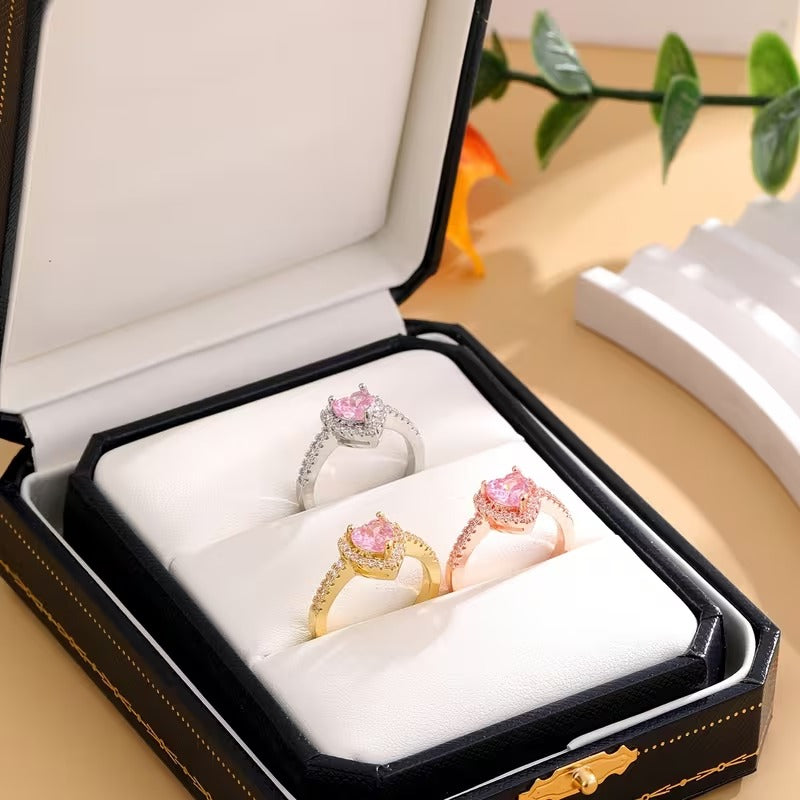 ANILLO DE PROMESA ( DE REGALO UN COLLAR CON TU INICIAL)